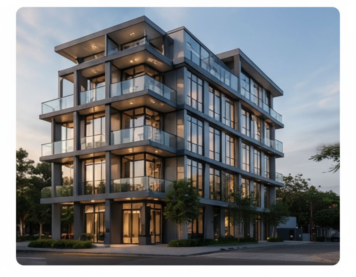 Modern multi-story commercial building